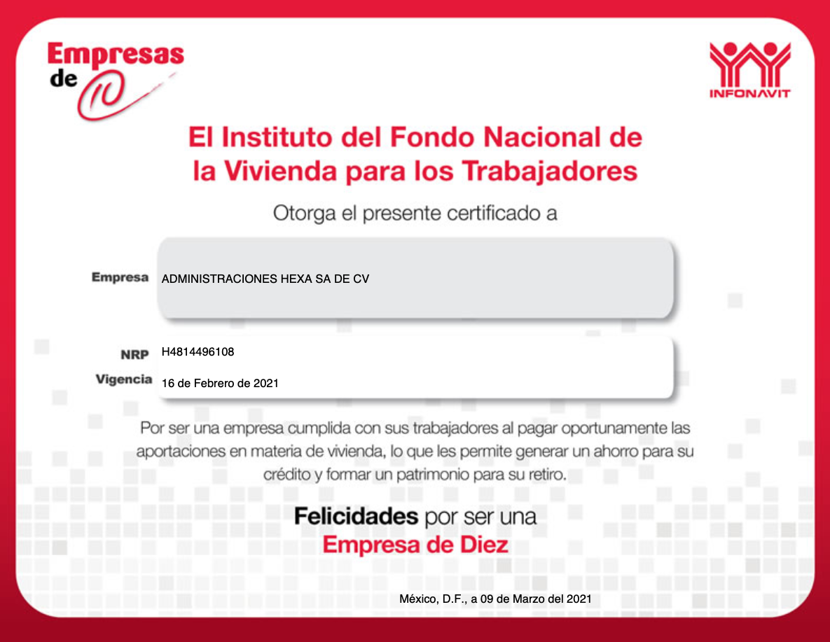 Infonavit Administraciones